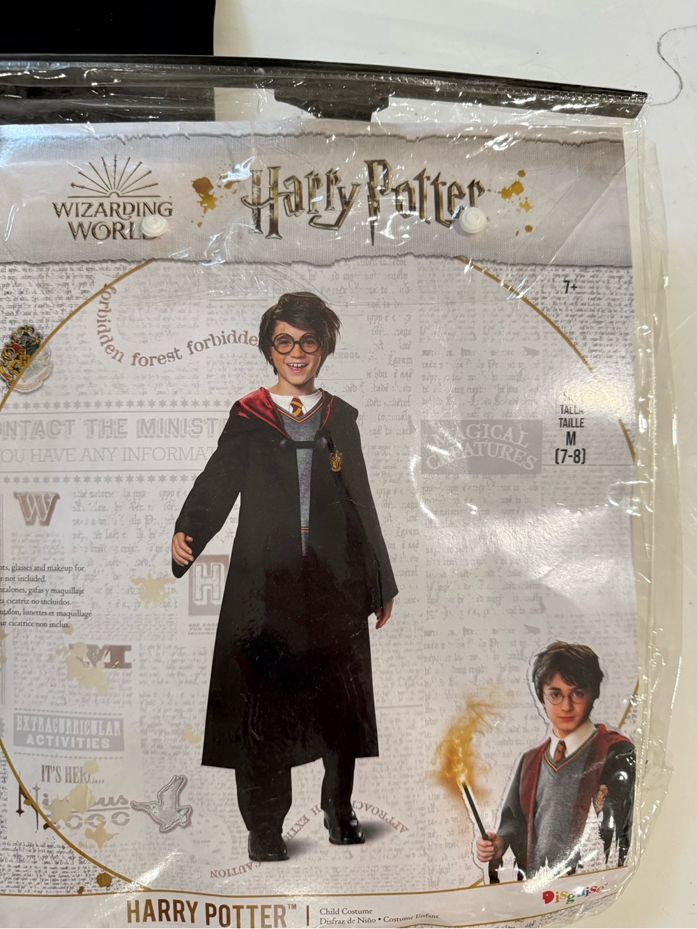 Warner Bros. Harry Potter Kids Gryffindor Robe Costume - Black & Red